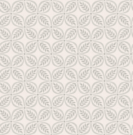 Westbury Forest Morgrove Trellis Wallpaper - Grey