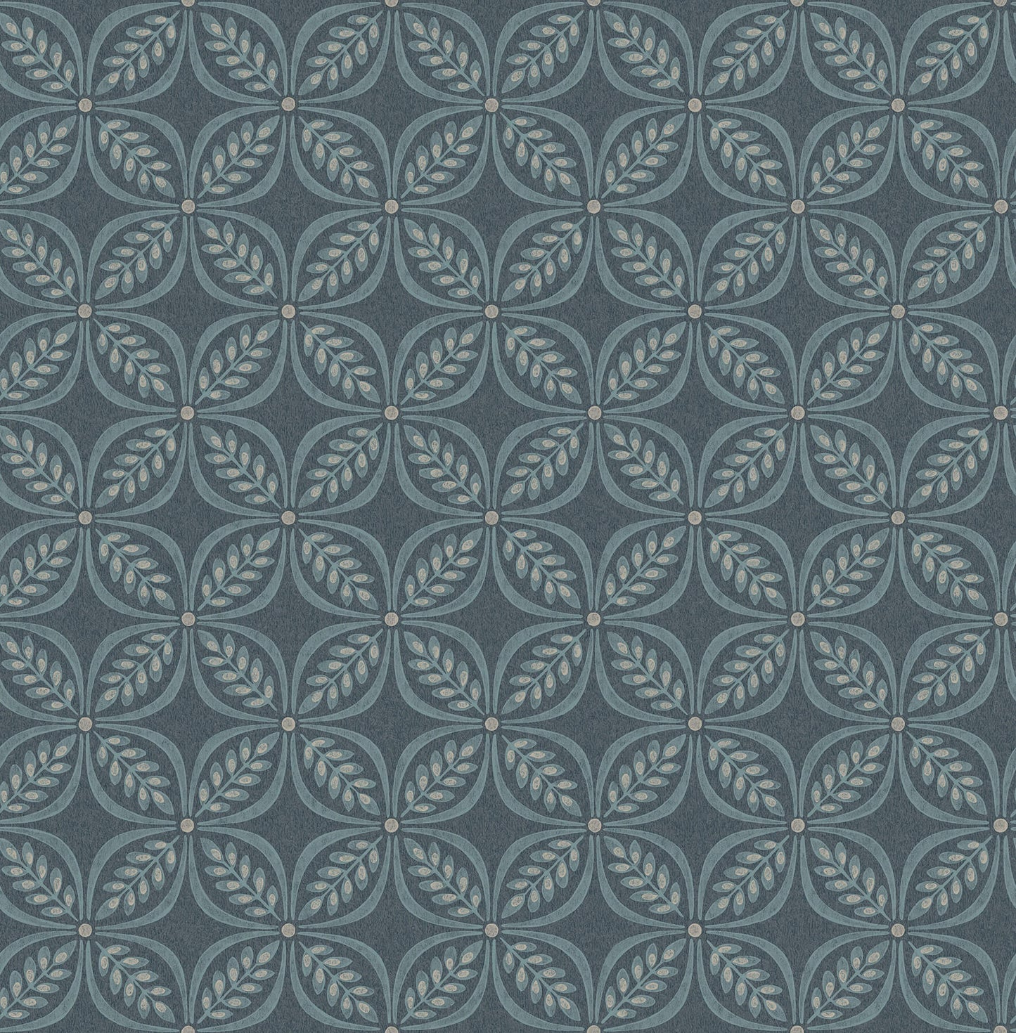 Westbury Forest Morgrove Trellis Wallpaper - Blue