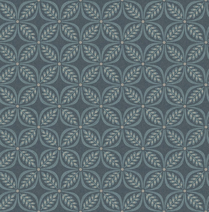 Westbury Forest Morgrove Trellis Wallpaper - Blue