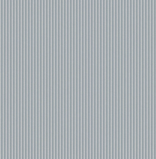 Westbury Forest Ticking Stripe Wallpaper - Blue