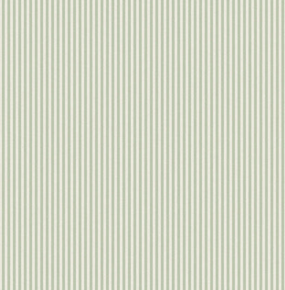 Westbury Forest Ticking Stripe Wallpaper - Light Green