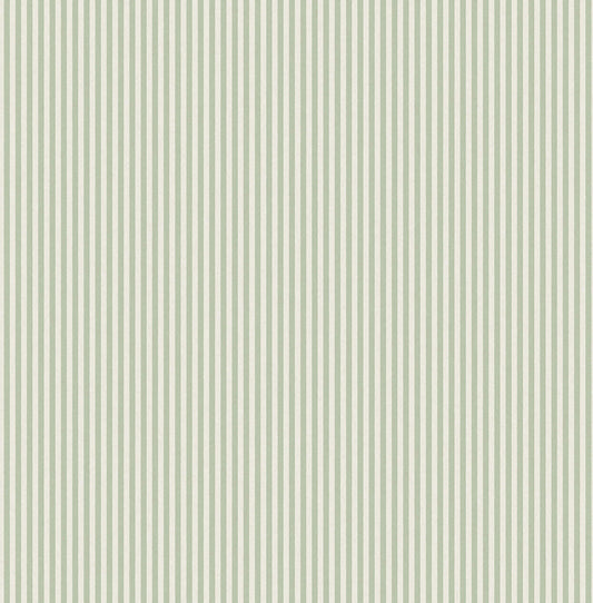 Westbury Forest Ticking Stripe Wallpaper - Light Green