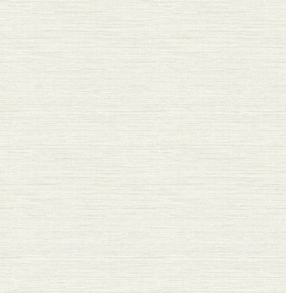 Chesapeake Oak & Moss Agave Faux Grasscloth Wallpaper - Light Grey