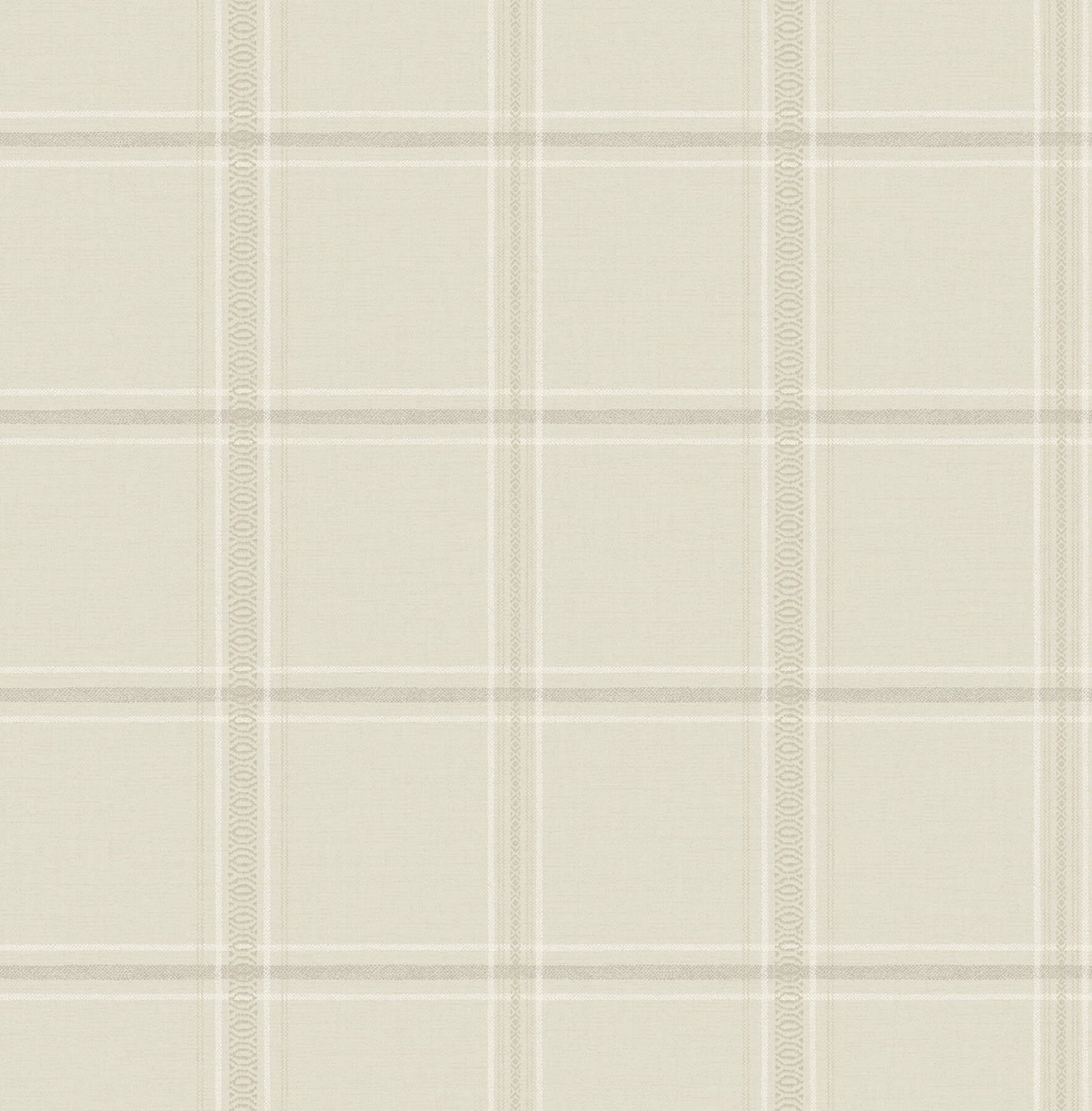 Chesapeake Oak & Moss Auberge Wallpaper - Ivory