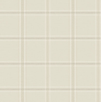 Chesapeake Oak & Moss Auberge Wallpaper - Ivory