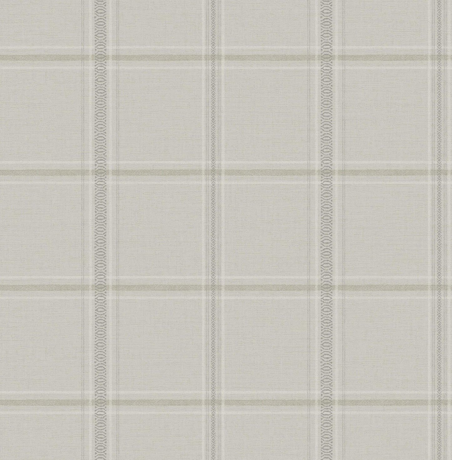 Chesapeake Oak & Moss Auberge Wallpaper - Taupe