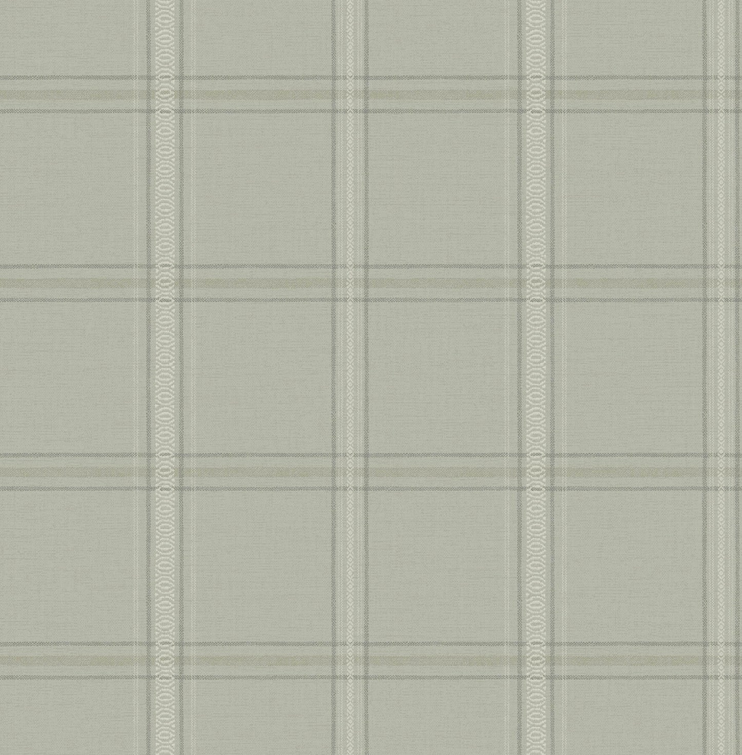 Chesapeake Oak & Moss Auberge Wallpaper - Sage