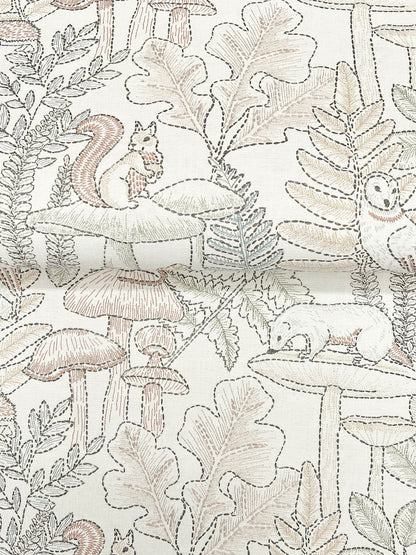 Chesapeake Oak & Moss Holt Wallpaper - Pastel