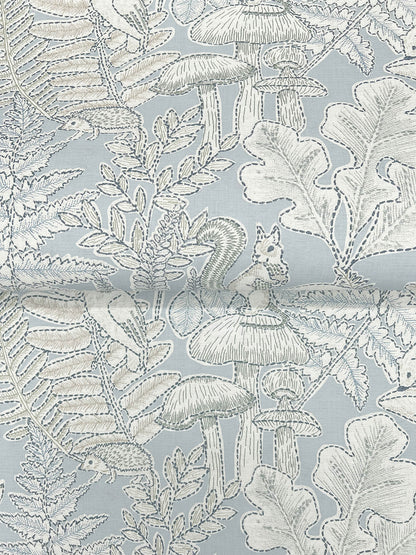 Chesapeake Oak & Moss Holt Wallpaper - Light Blue