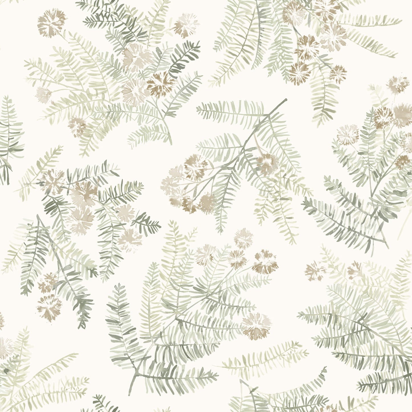 Chesapeake Oak & Moss Frith Wallpaper - Green