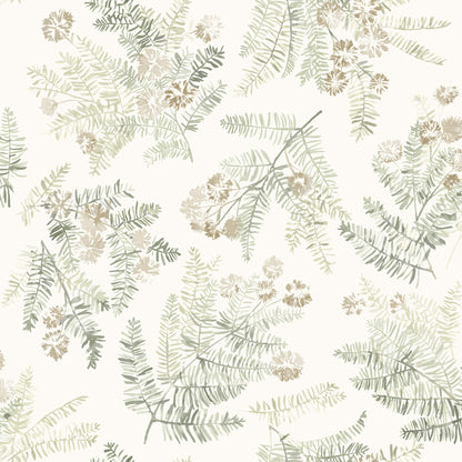 Chesapeake Oak & Moss Frith Wallpaper - Green