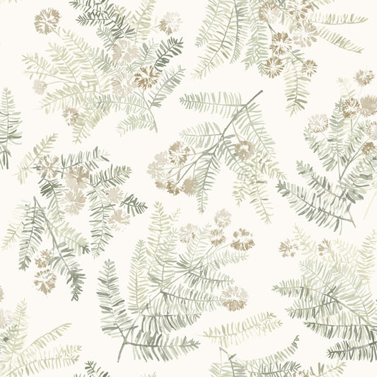 Chesapeake Oak & Moss Frith Wallpaper - Green