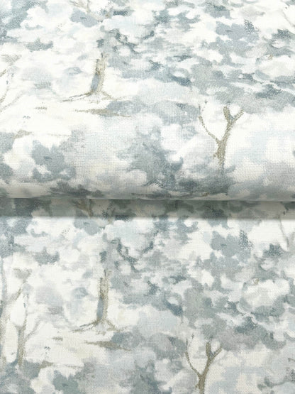 Chesapeake Oak & Moss Thicket Wallpaper - Blue