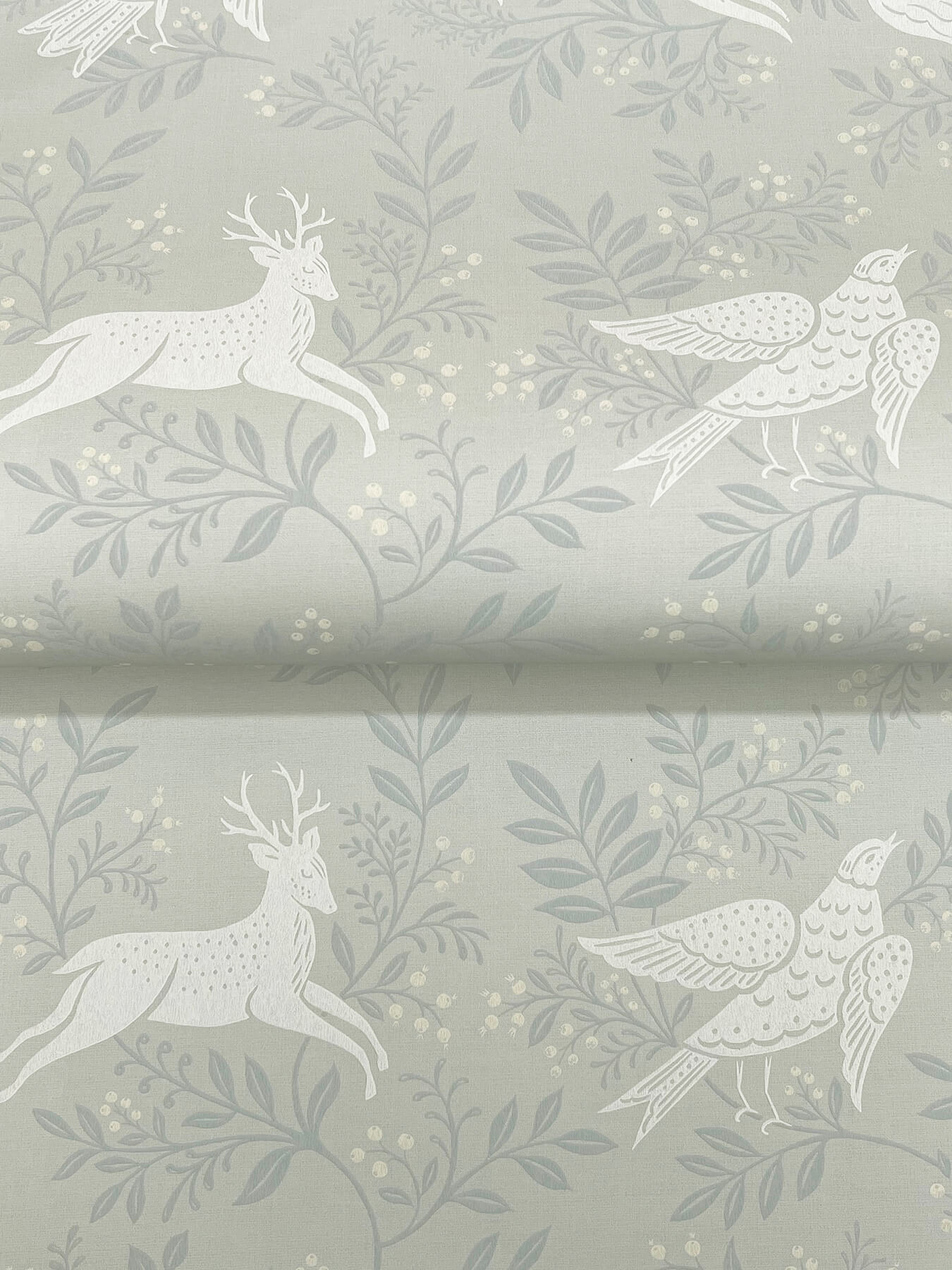 Chesapeake Oak & Moss Revelry Wallpaper - Sage
