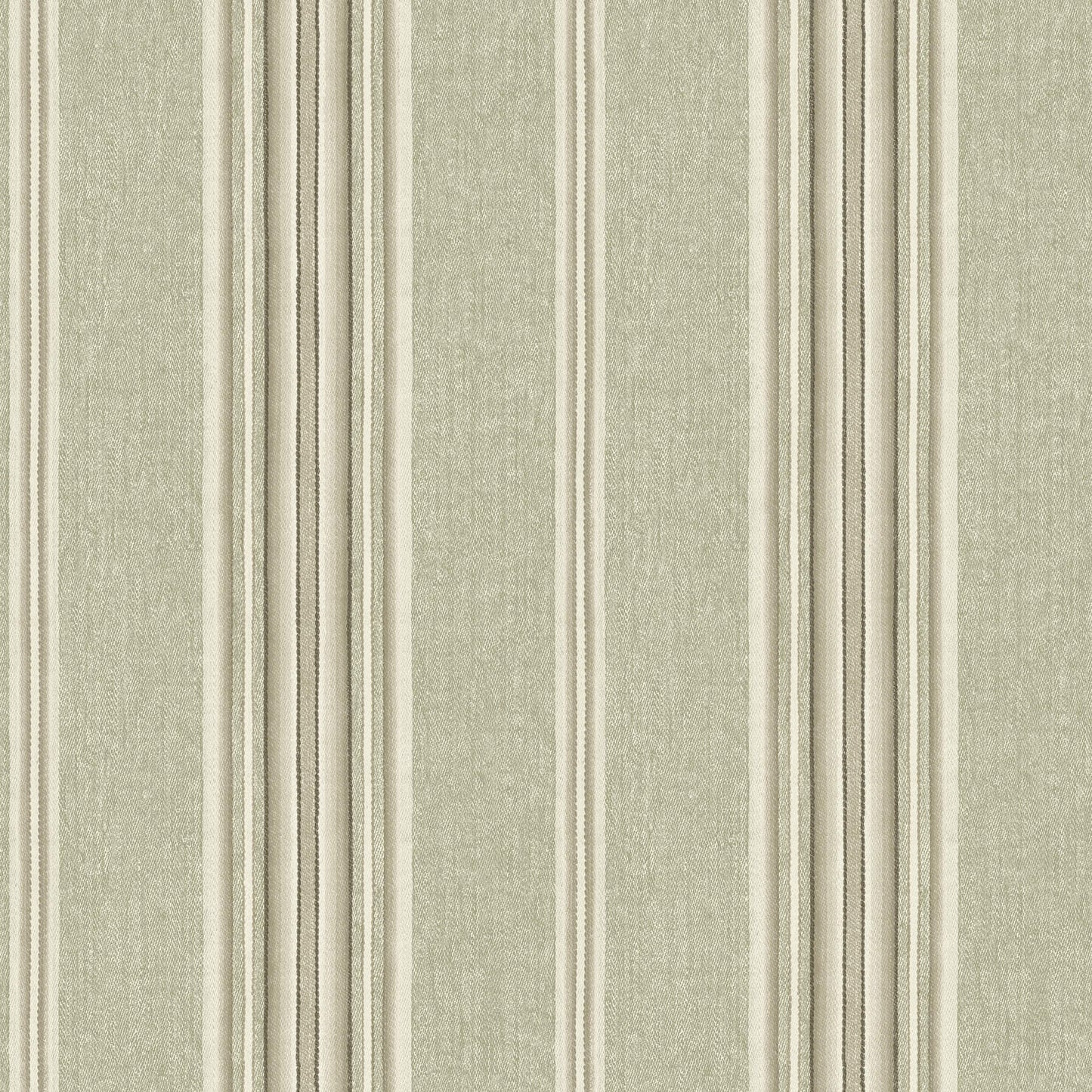 Chesapeake Oak & Moss Calvados Stripe Wallpaper - Moss