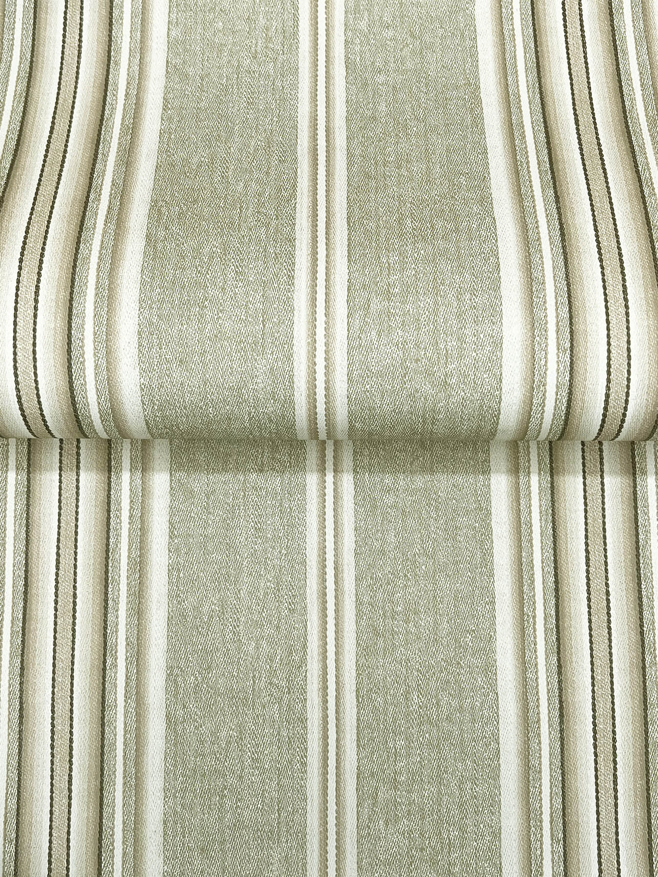 Chesapeake Oak & Moss Calvados Stripe Wallpaper - Moss