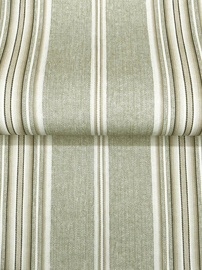 Chesapeake Oak & Moss Calvados Stripe Wallpaper - Moss