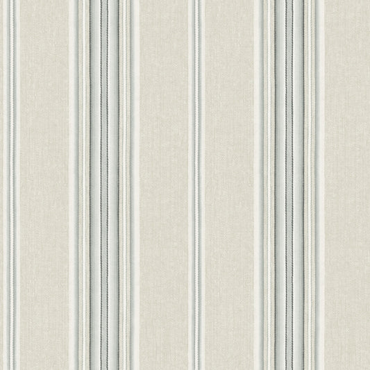 Chesapeake Oak & Moss Calvados Stripe Wallpaper - Turquoise