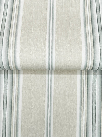 Chesapeake Oak & Moss Calvados Stripe Wallpaper - Turquoise