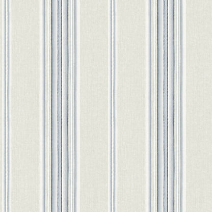 Chesapeake Oak & Moss Calvados Stripe Wallpaper - Blue