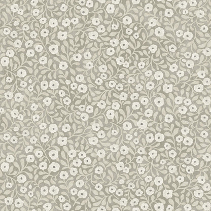Chesapeake Oak & Moss Poppy Trail Wallpaper - Gray