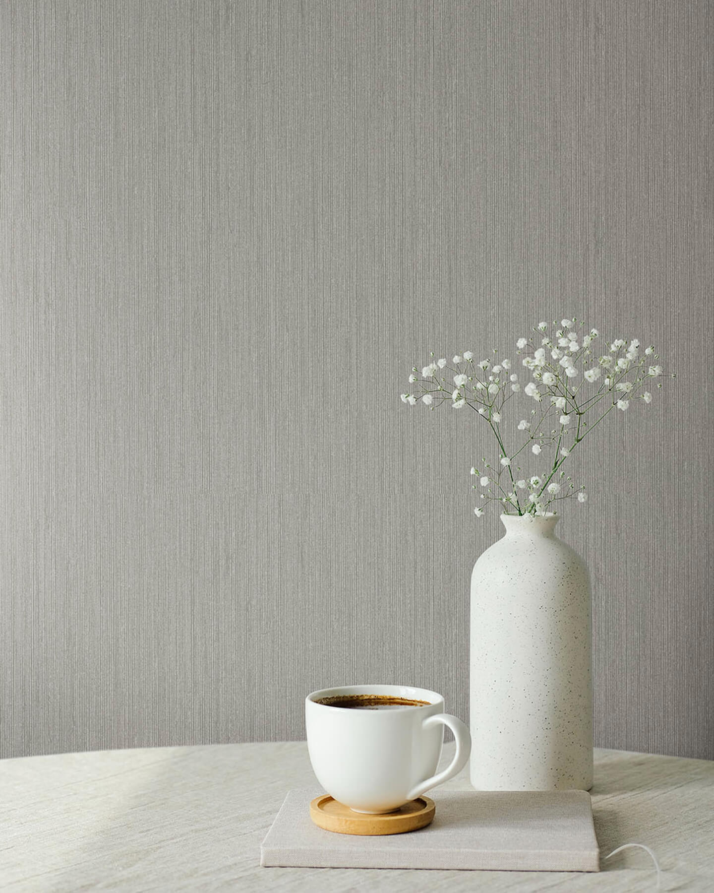 A-Street Prints Hidden Treasures Midolin Canvas Wallpaper - Taupe