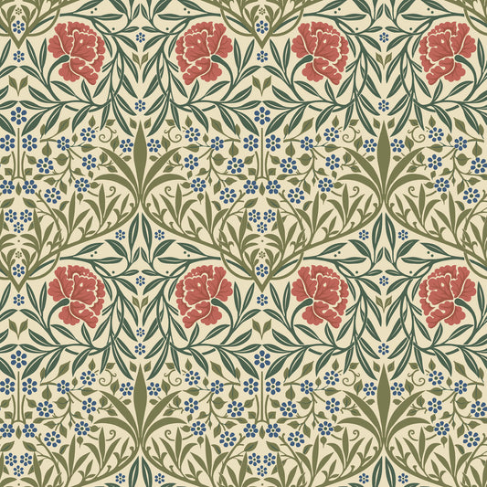 A-Street Prints Hidden Treasures Oxford Union Wallpaper - Green