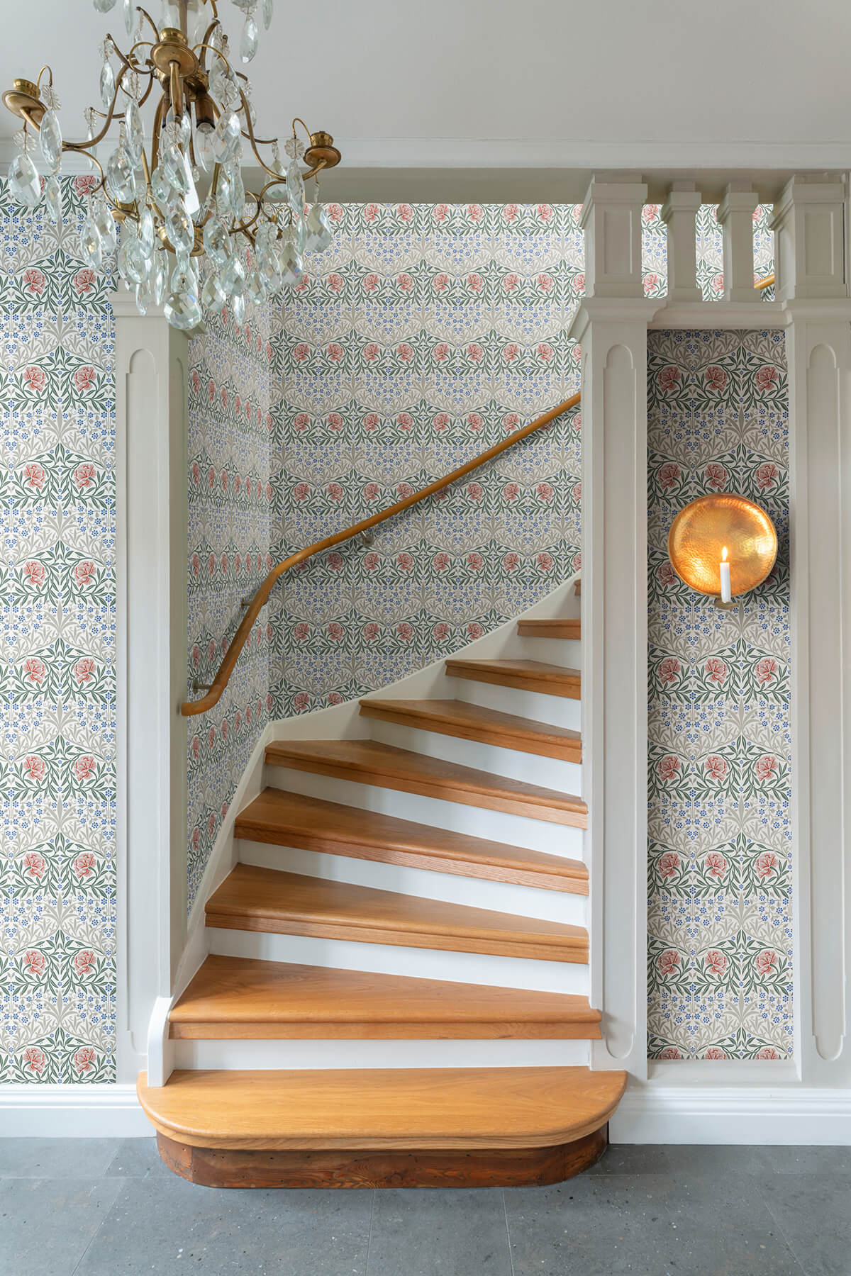 A-Street Prints Hidden Treasures Oxford Union Wallpaper - Pink