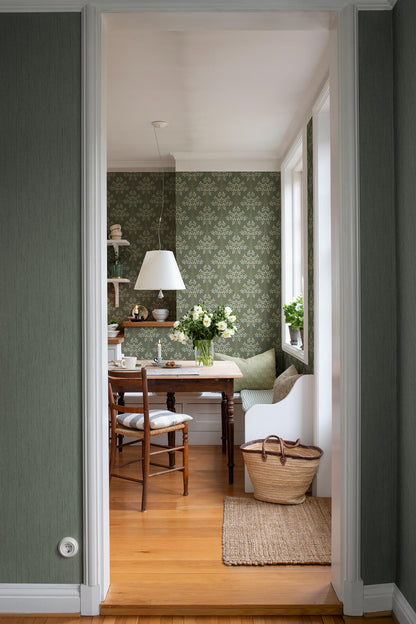 A-Street Prints Hidden Treasures Blackberry Wallpaper - Grey