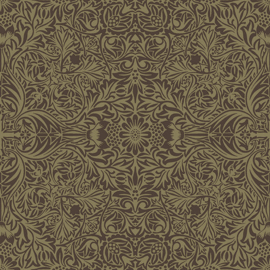 A-Street Prints Hidden Treasures Ceiling Wallpaper - Brown
