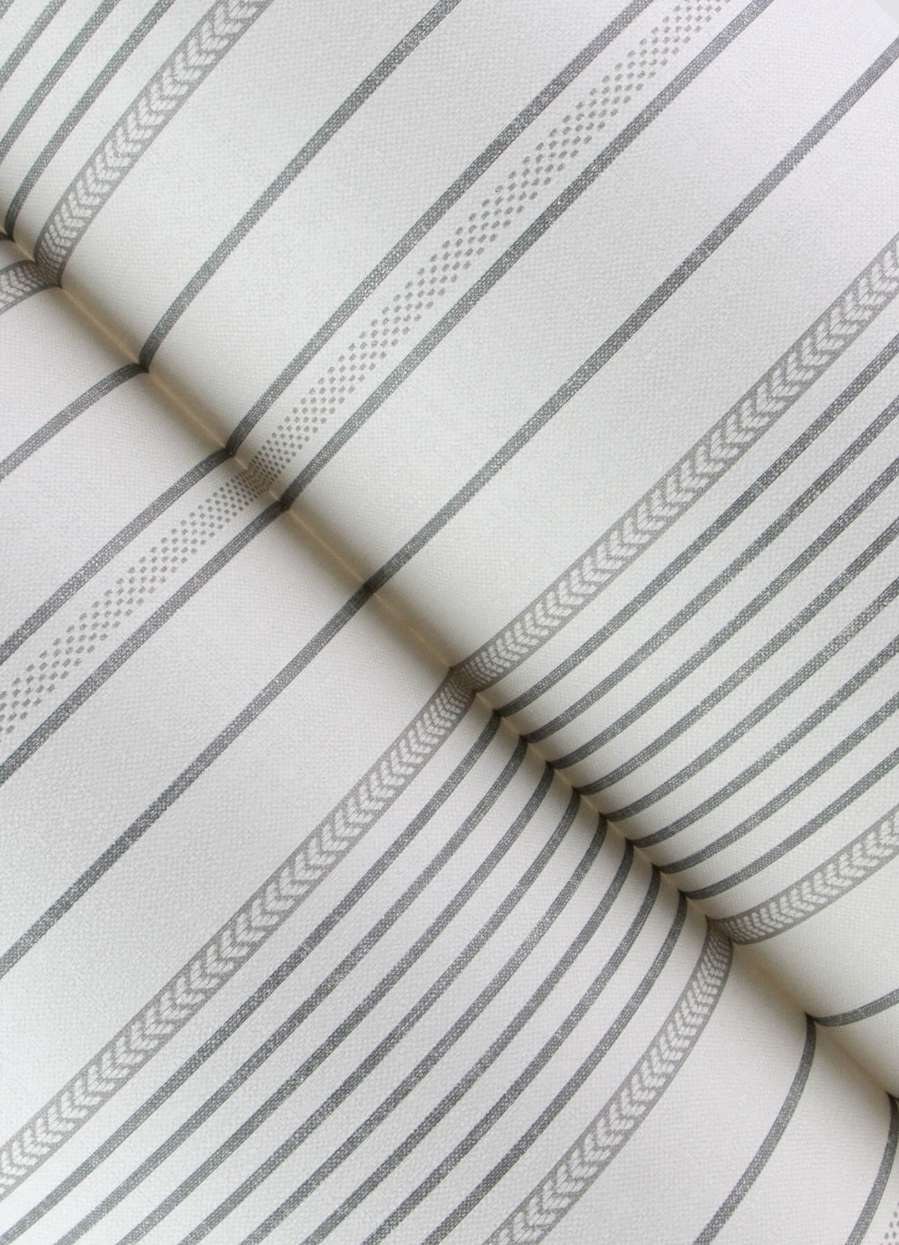 A-Street Prints Sea Salt Navarres Stripe Wallpaper - Charcoal