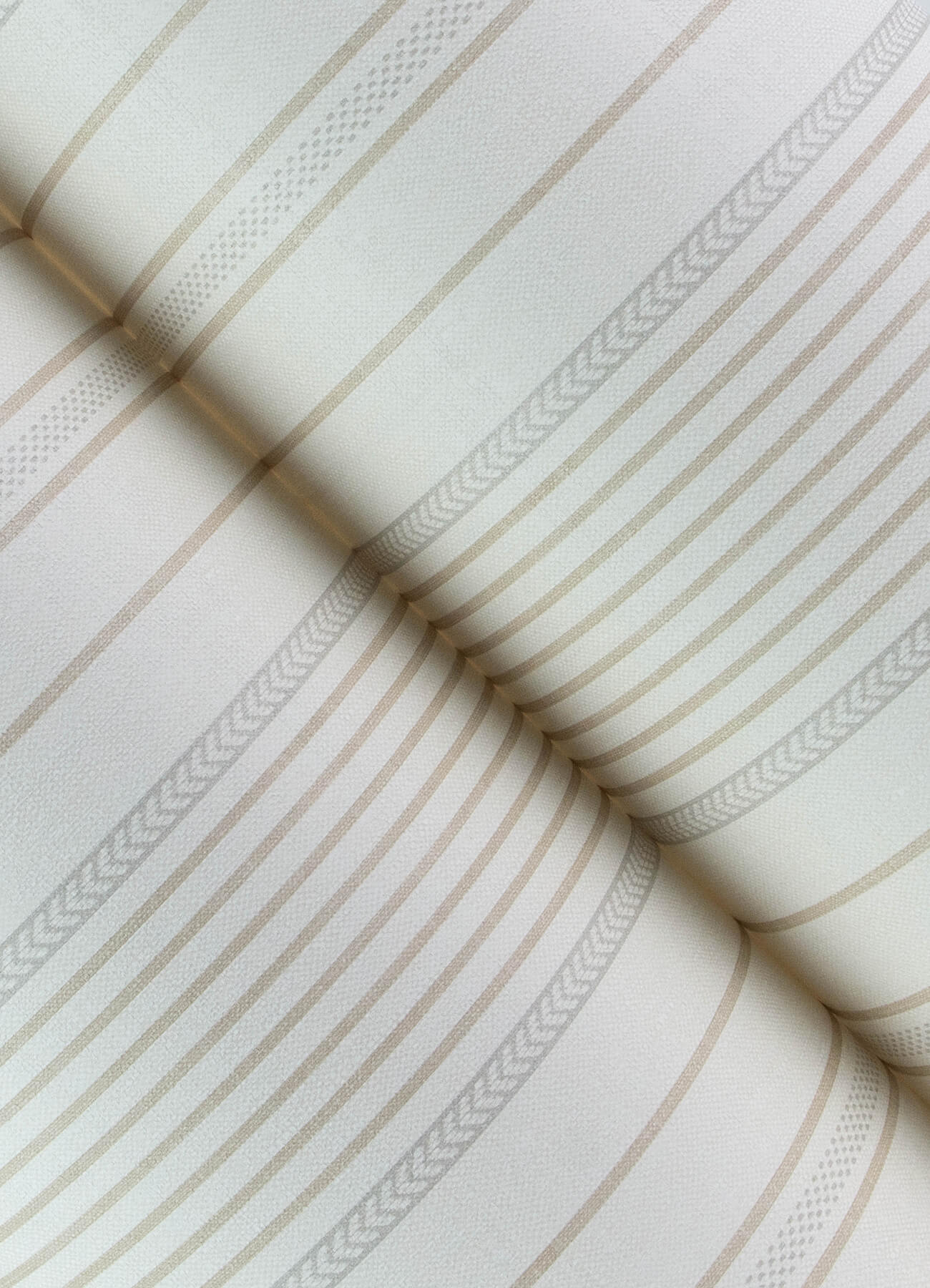 A-Street Prints Sea Salt Navarres Stripe Wallpaper - Neutral