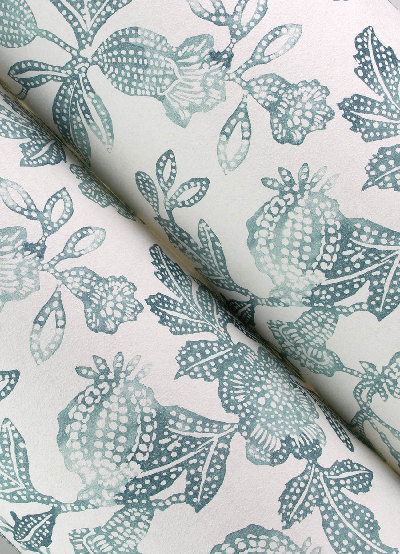 A-Street Prints Sea Salt Beach Rose Wallpaper - Teal