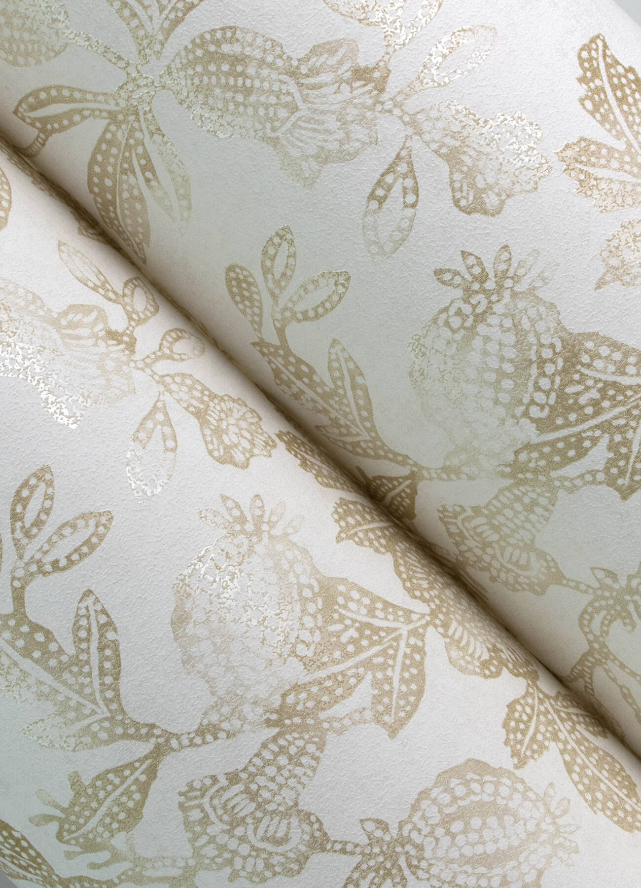 A-Street Prints Sea Salt Beach Rose Wallpaper - Champagne