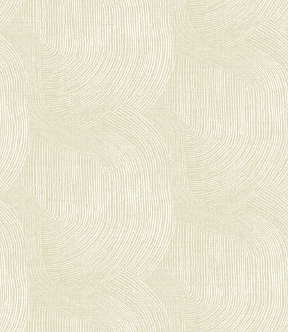 A-Street Prints Sea Salt Folly Wallpaper - Champagne