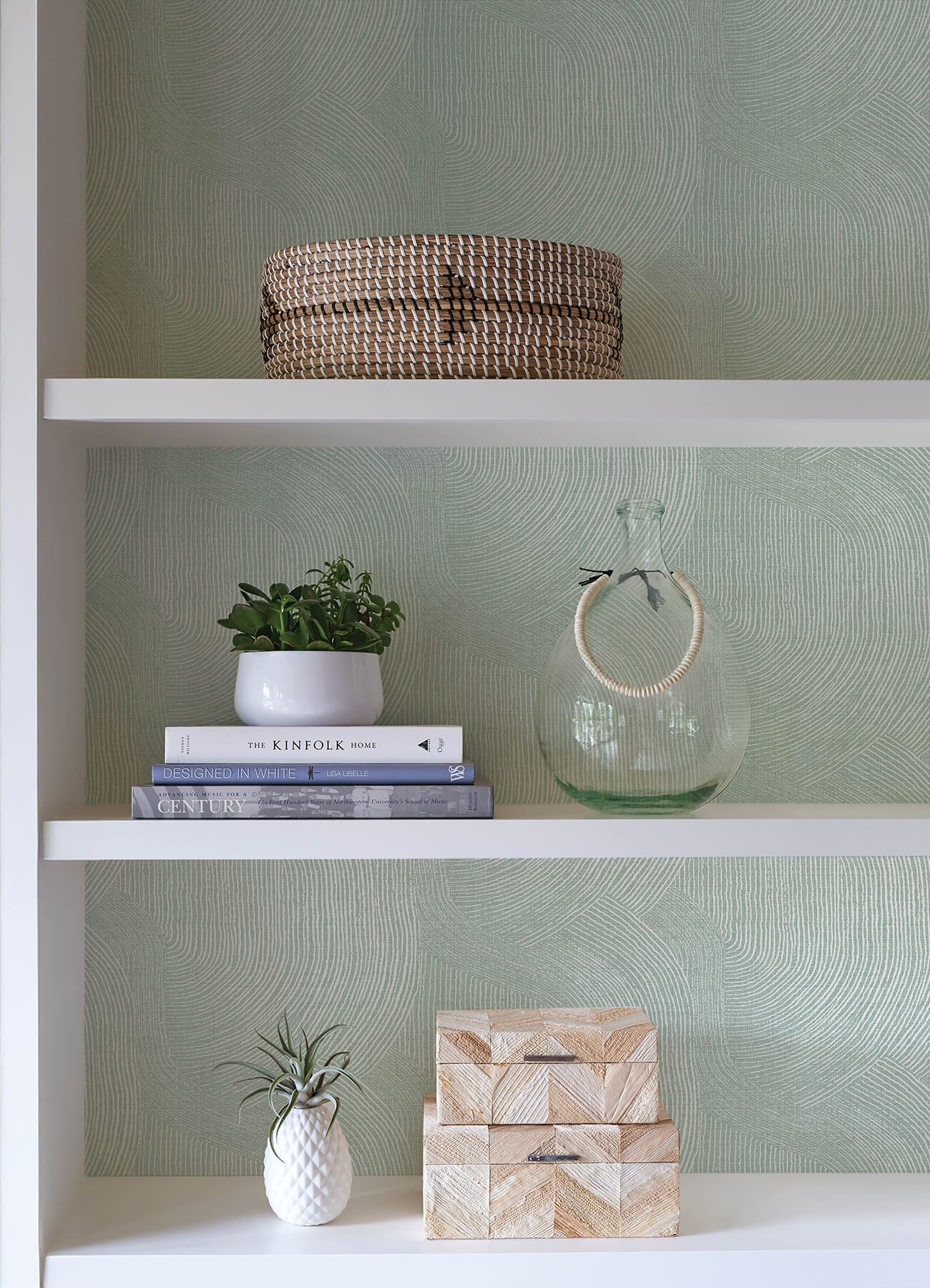A-Street Prints Sea Salt Folly Wallpaper - Seafoam