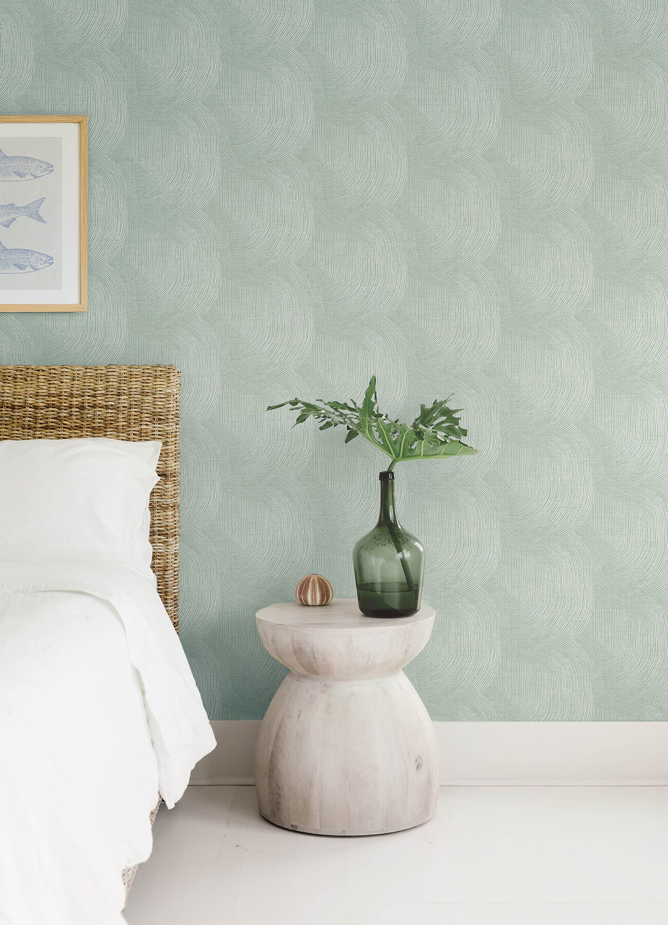 A-Street Prints Sea Salt Folly Wallpaper - Seafoam