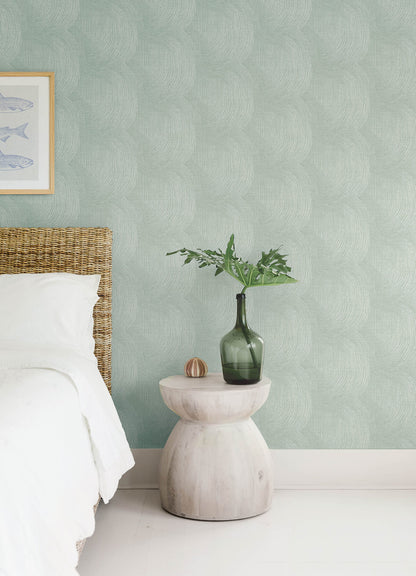 A-Street Prints Sea Salt Folly Wallpaper - Seafoam