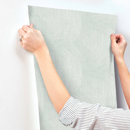 A-Street Prints Sea Salt Folly Wallpaper - Seafoam