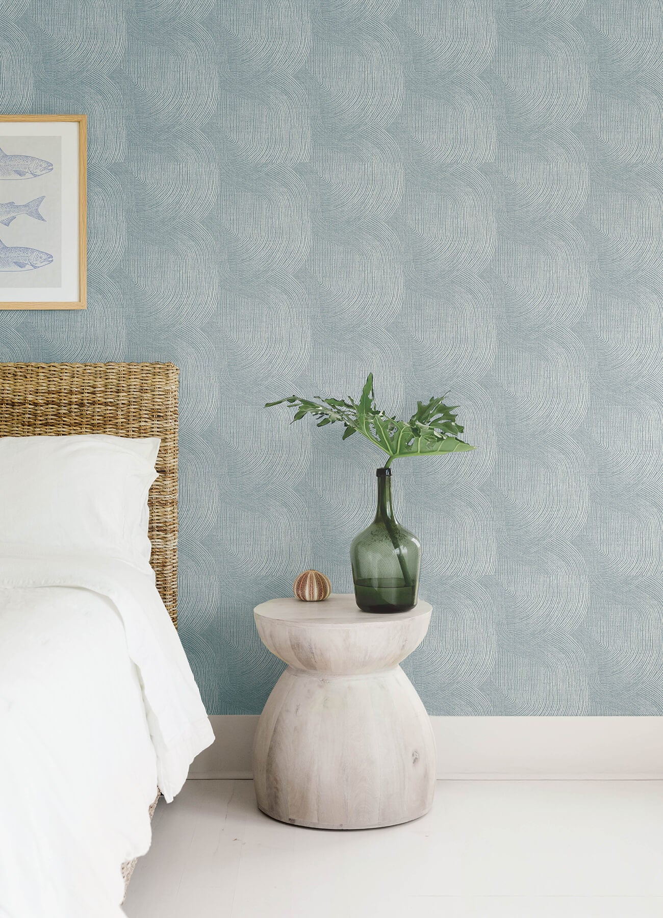A-Street Prints Sea Salt Folly Wallpaper - Light Blue