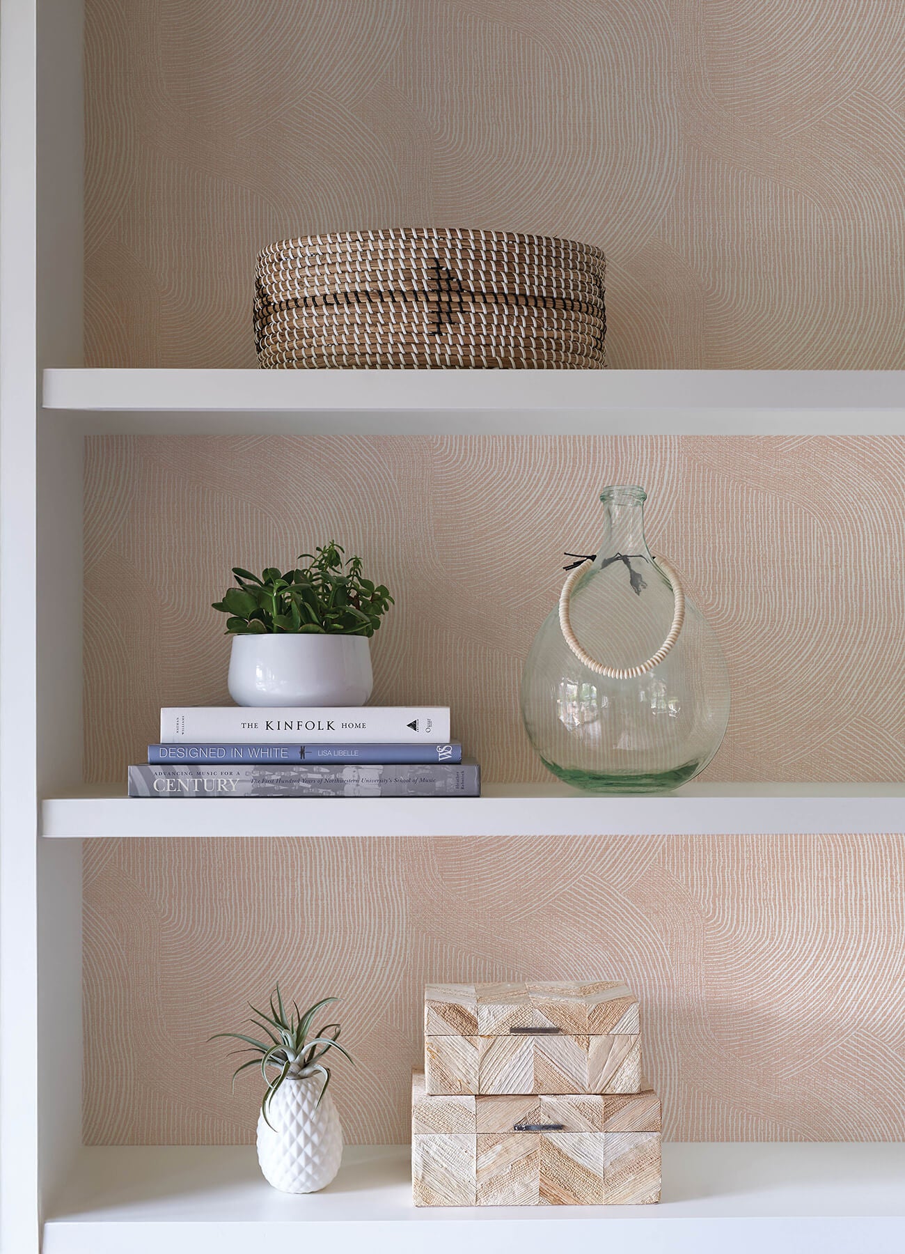 A-Street Prints Sea Salt Folly Wallpaper - Blush