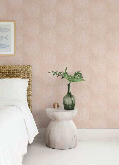 A-Street Prints Sea Salt Folly Wallpaper - Blush