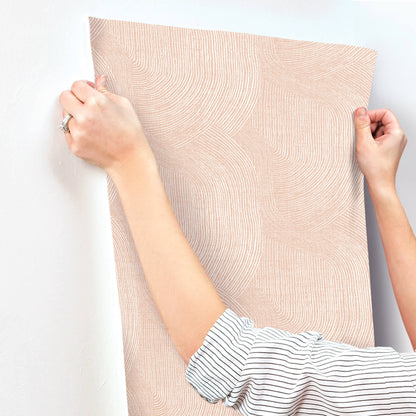 A-Street Prints Sea Salt Folly Wallpaper - Blush