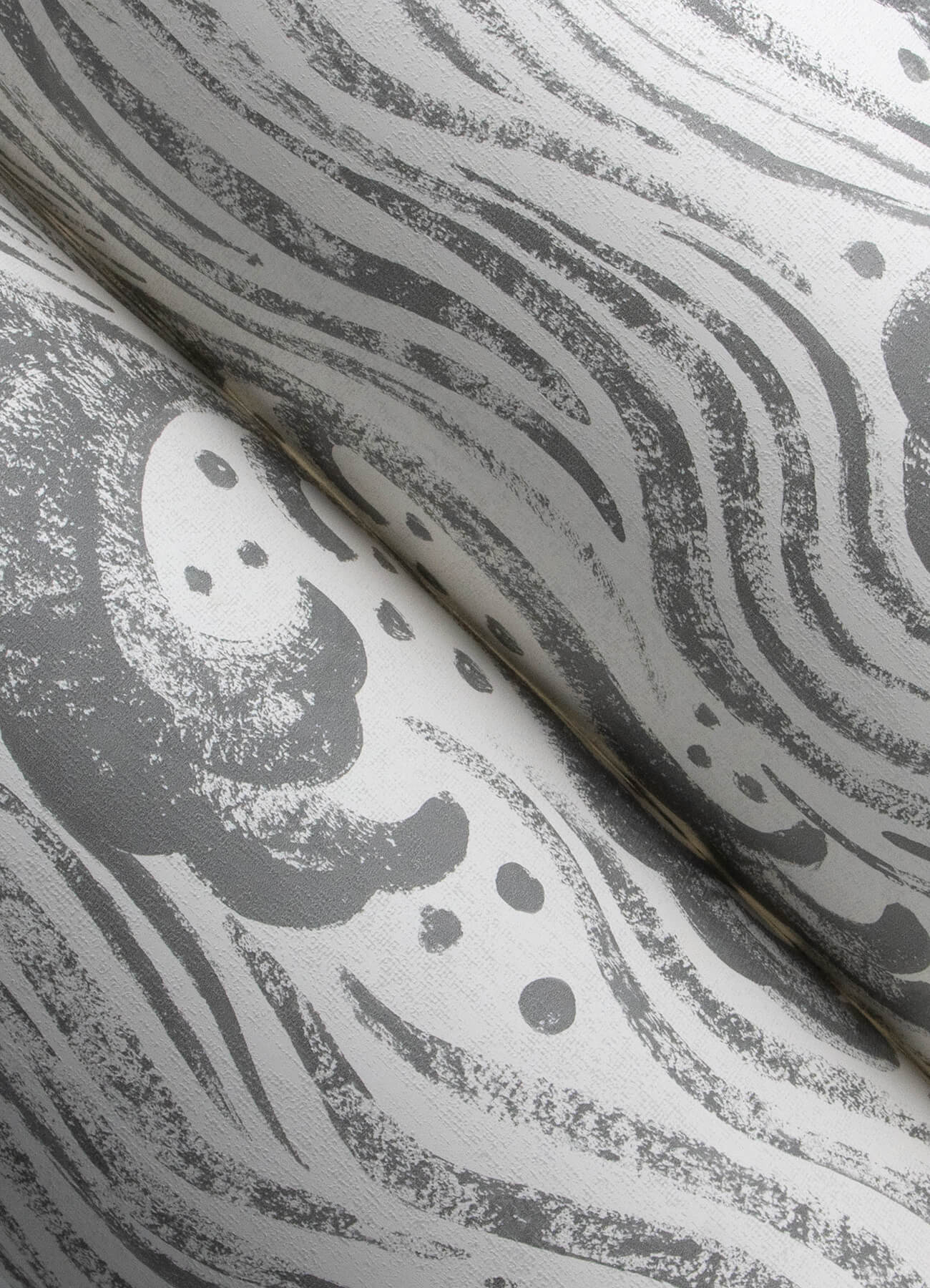 A-Street Prints Sea Salt Swell Wallpaper - Charcoal