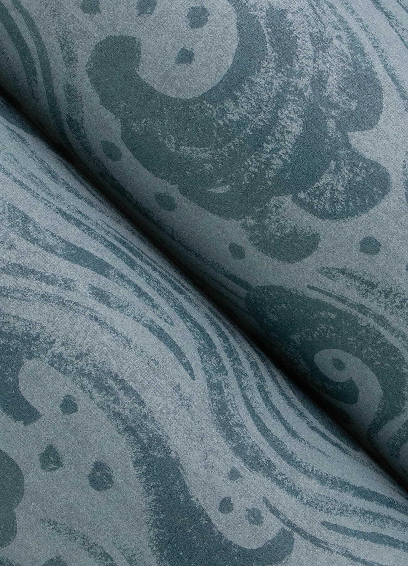 A-Street Prints Sea Salt Swell Wallpaper - Teal