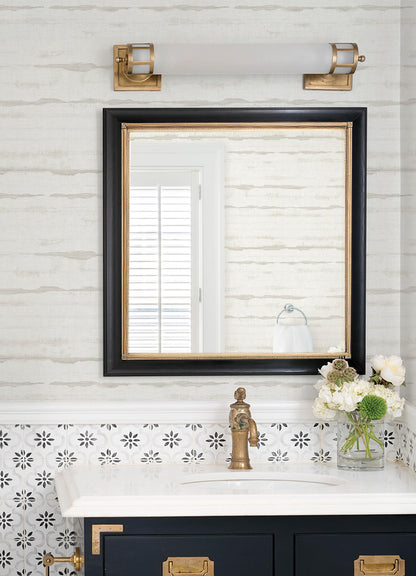 A-Street Prints Sea Salt Destin Wallpaper - Dove