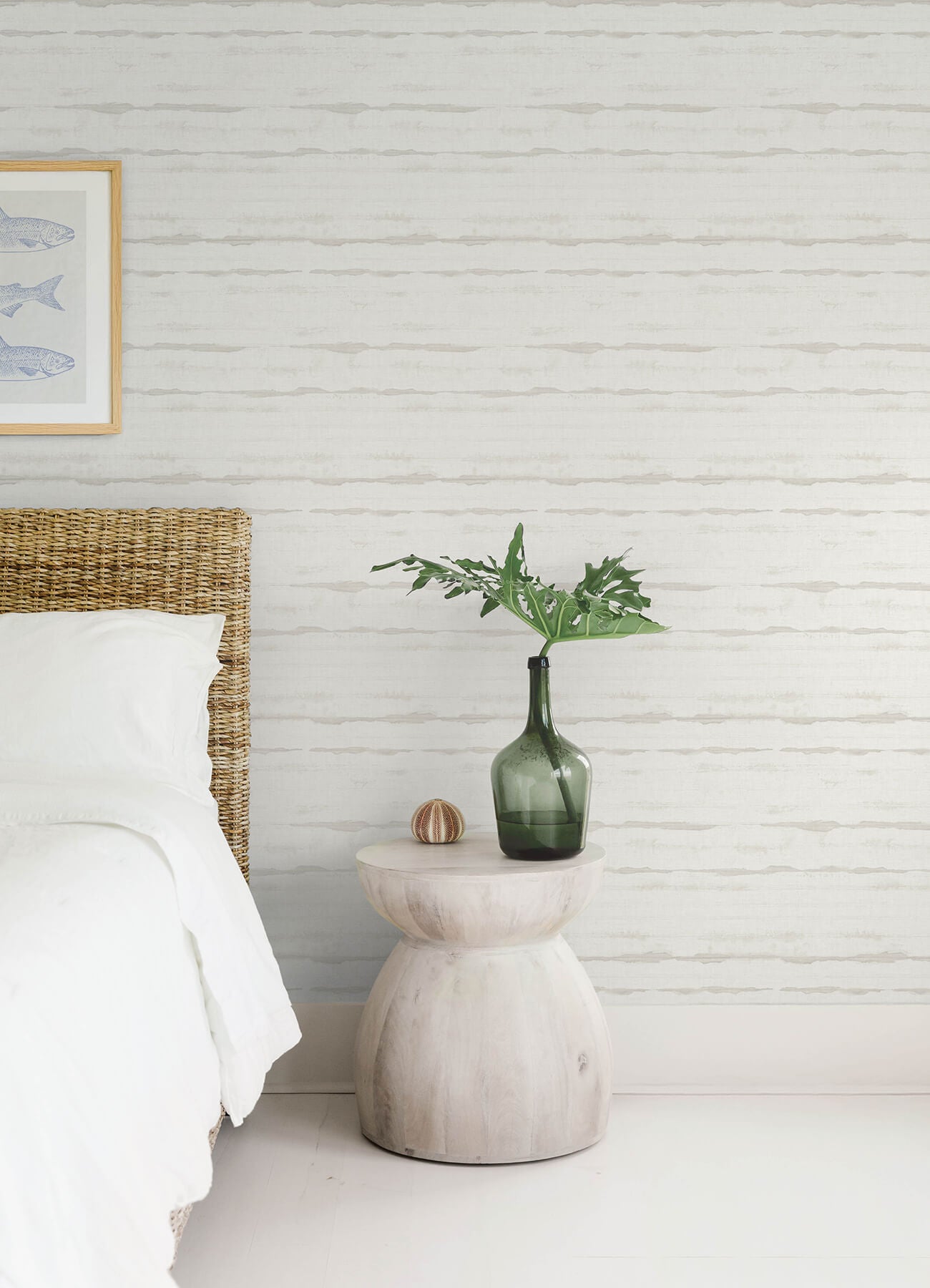 A-Street Prints Sea Salt Destin Wallpaper - Dove