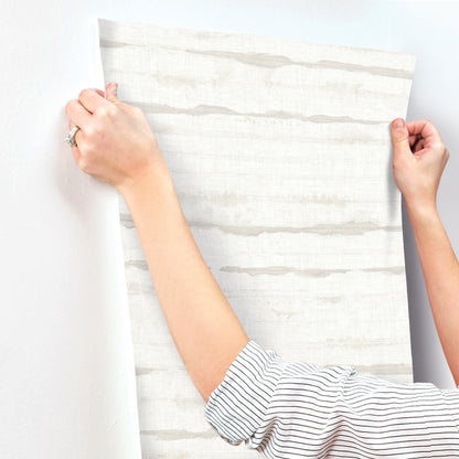 A-Street Prints Sea Salt Destin Wallpaper - Dove