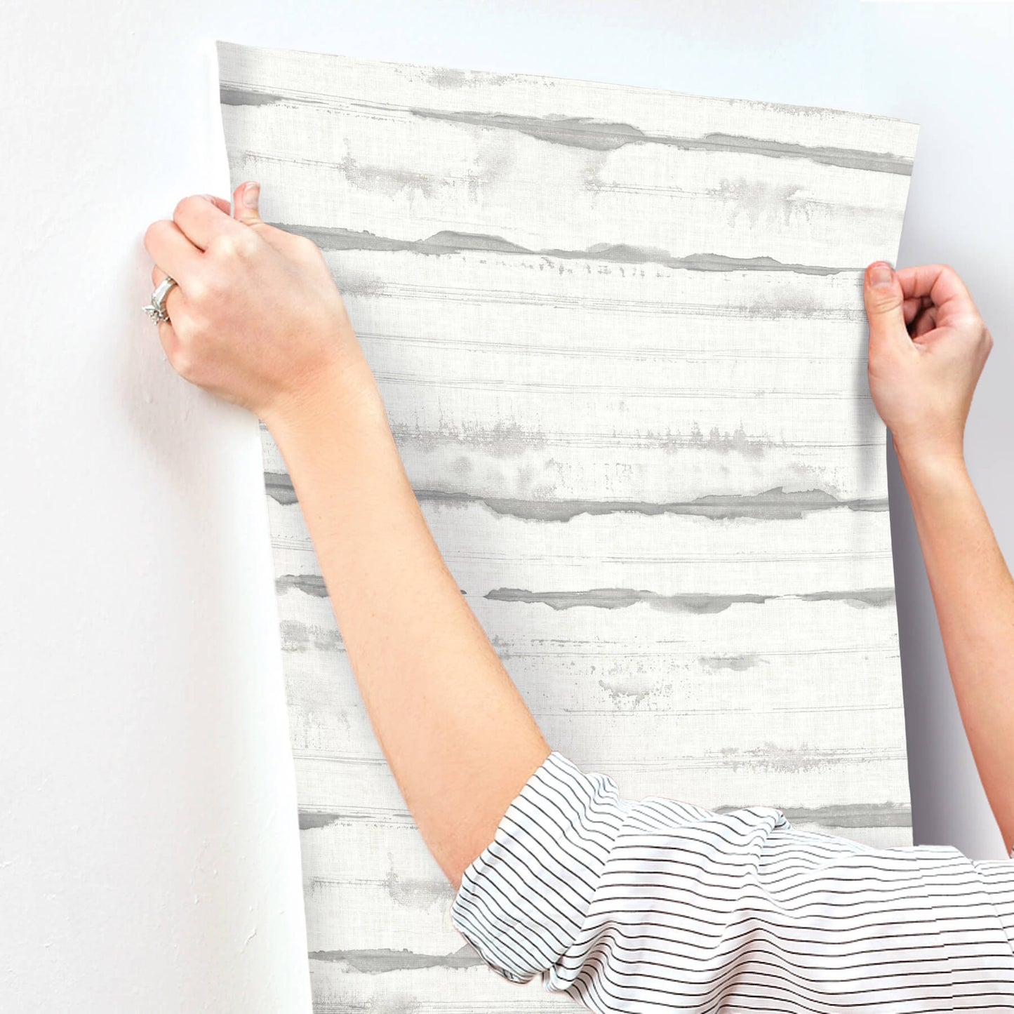 A-Street Prints Sea Salt Destin Wallpaper - Grey