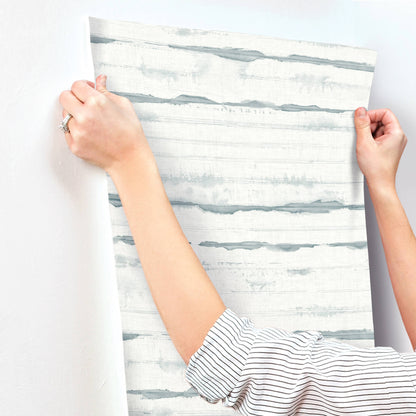 A-Street Prints Sea Salt Destin Wallpaper - Teal